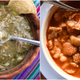 Pozole, left, and Menudo, right